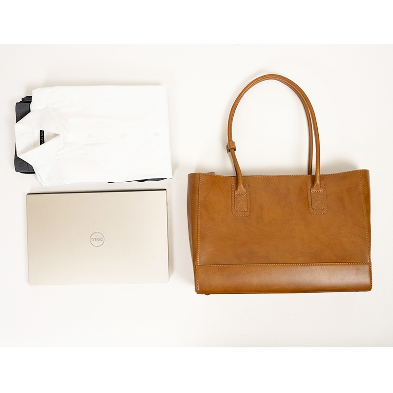NOBLE COGNAC ビジネストートバッグ 16インチ