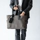 CROSBY-Ⅱ GRAY 弱撥水ヌバック トートバッグ
