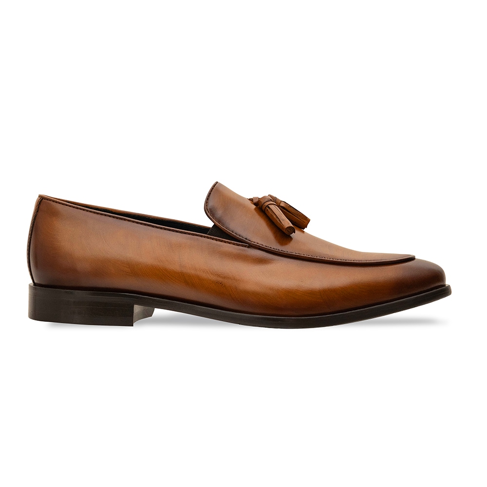 RIDLEY COGNAC タッセルローファー ビジネスシューズ