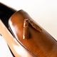 RIDLEY COGNAC タッセルローファー ビジネスシューズ