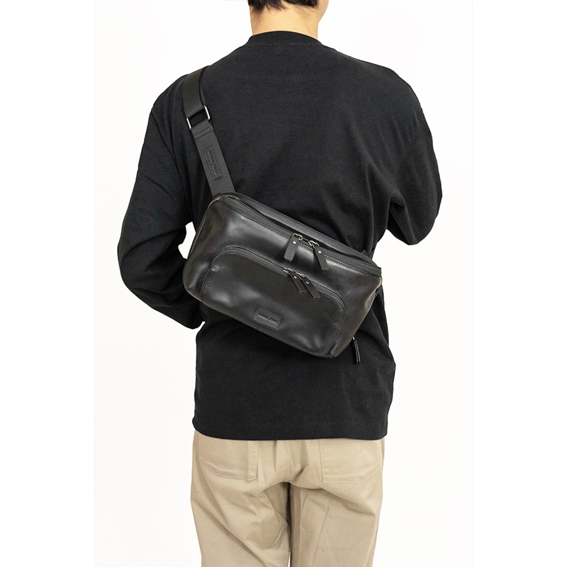LUCAS BLACK ボディバッグ ショルダー 8.3インチ