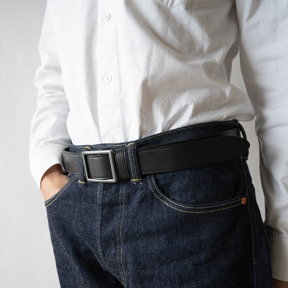 BEXLEY BLACK ホールレスベルト