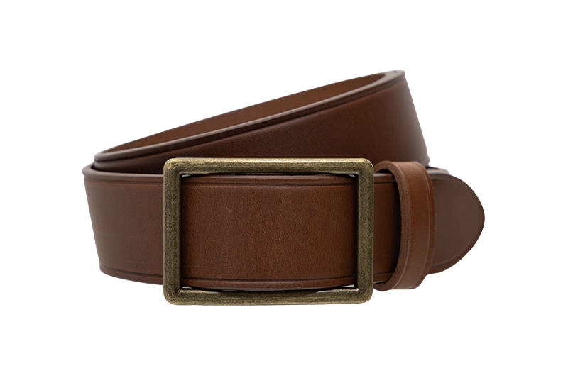 BEXLEY BROWN ホールレスベルト