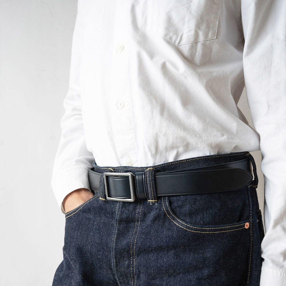 BEXLEY NAVY ホールレスベルト