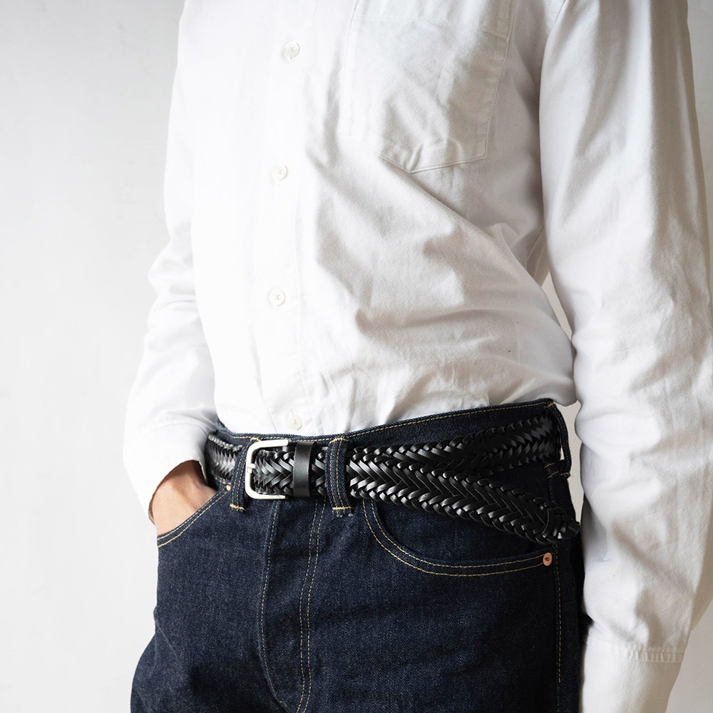 CARLTON BLACK ハンドメイド・メッシュベルト