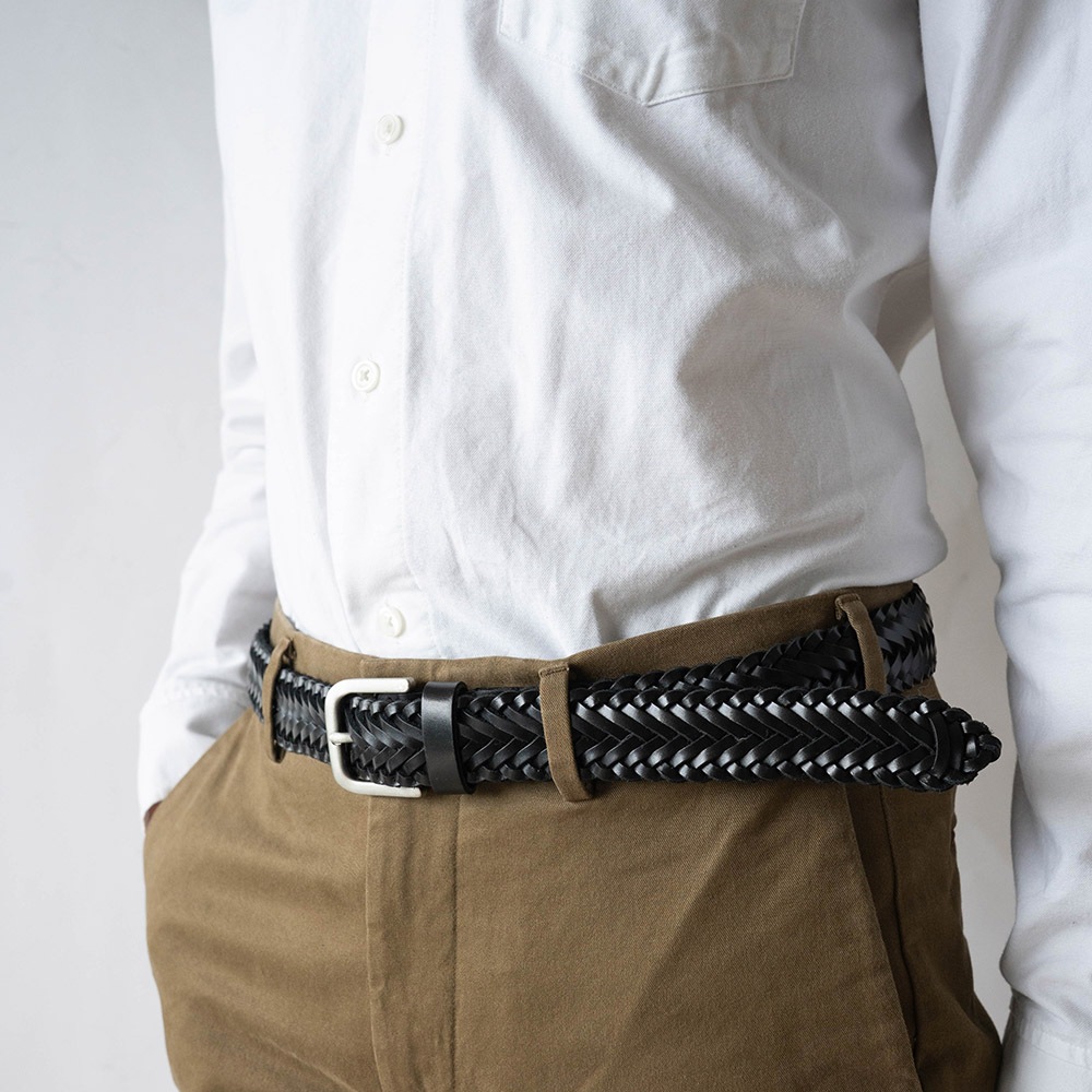 CARLTON BLACK ハンドメイド・メッシュベルト
