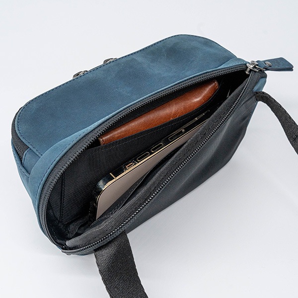 ARTHUR DENIM NUBUCK ボディバッグ ミニショルダー