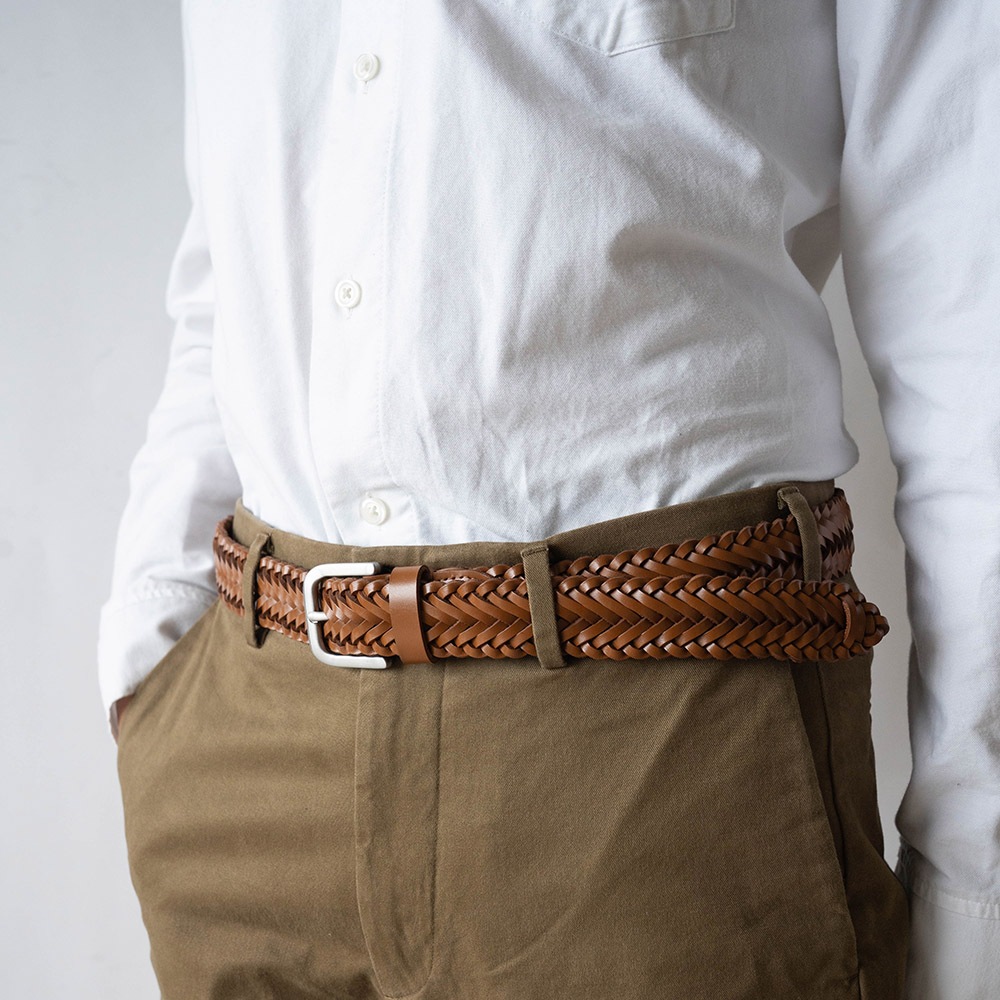 CARLTON CAMEL ハンドメイド・メッシュベルト