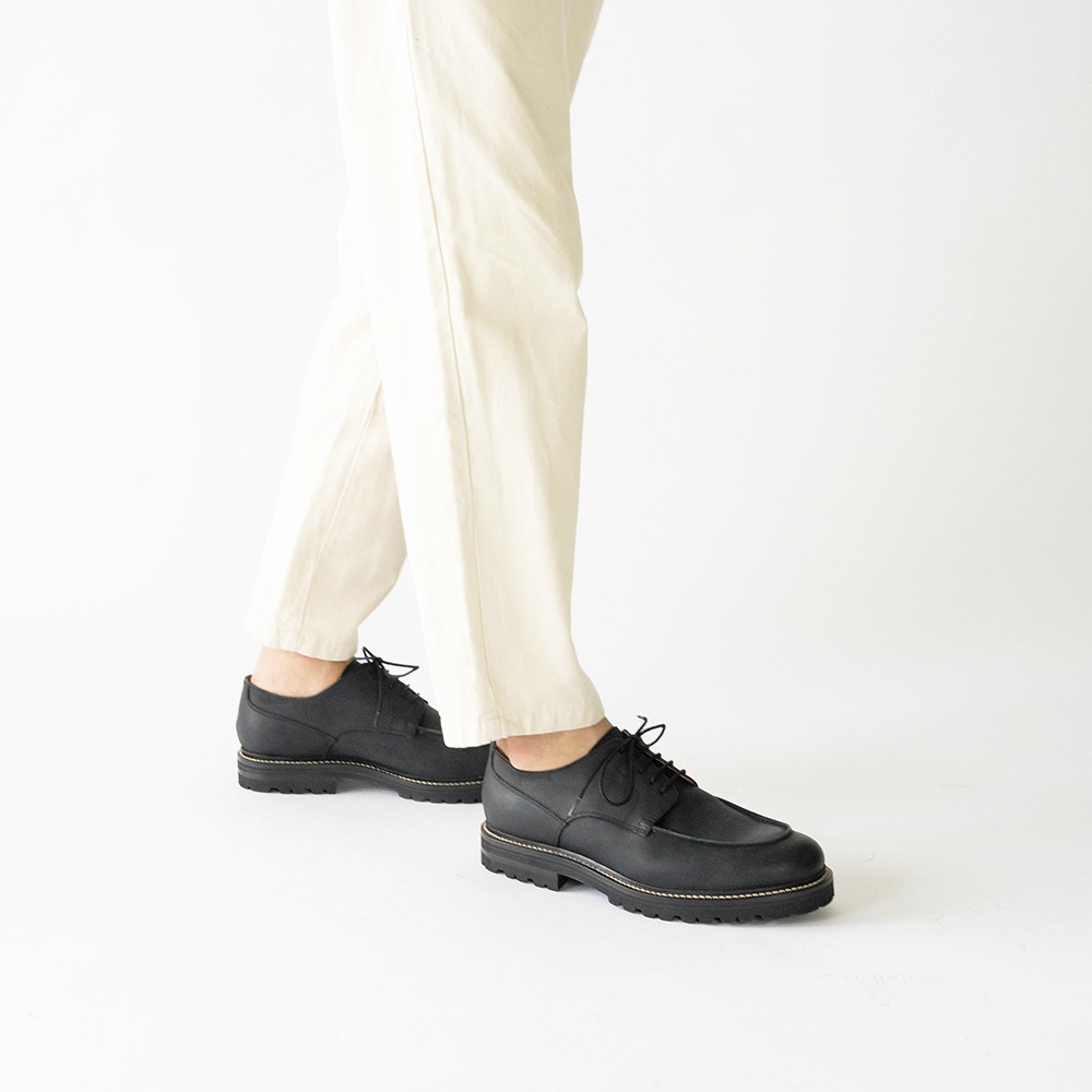 ALFIE BLACK Uチップ グッドイヤーウェルト