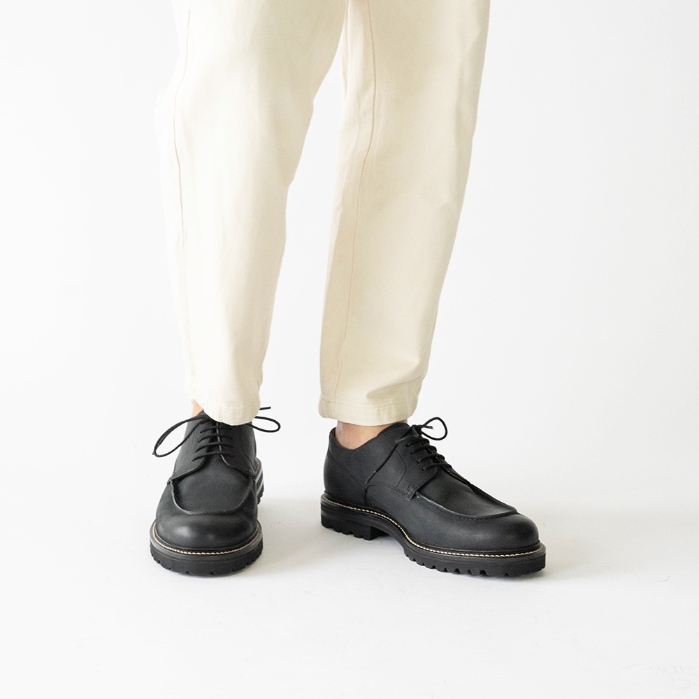 ALFIE BLACK Uチップ グッドイヤーウェルト