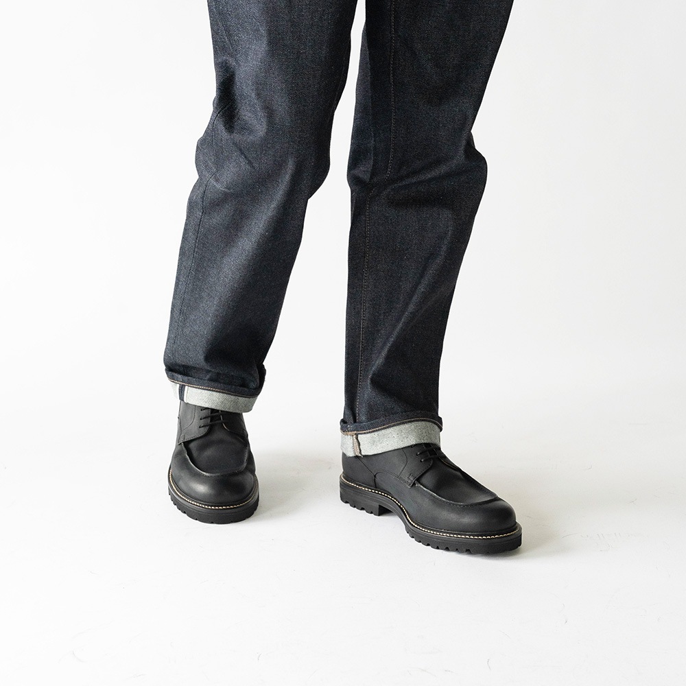 ALFIE BLACK Uチップ グッドイヤーウェルト