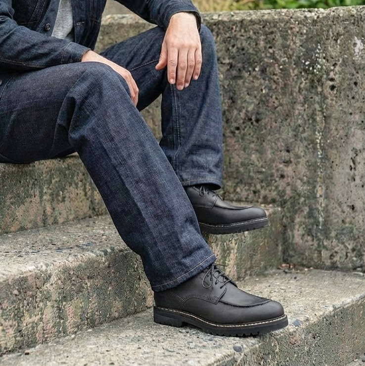 ALFIE BLACK Uチップ グッドイヤーウェルト