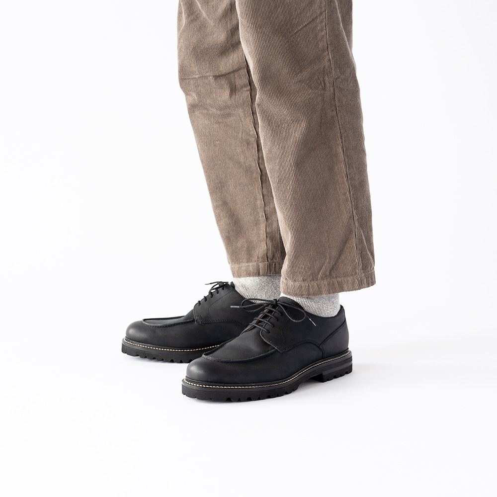 ALFIE BLACK Uチップ グッドイヤーウェルト
