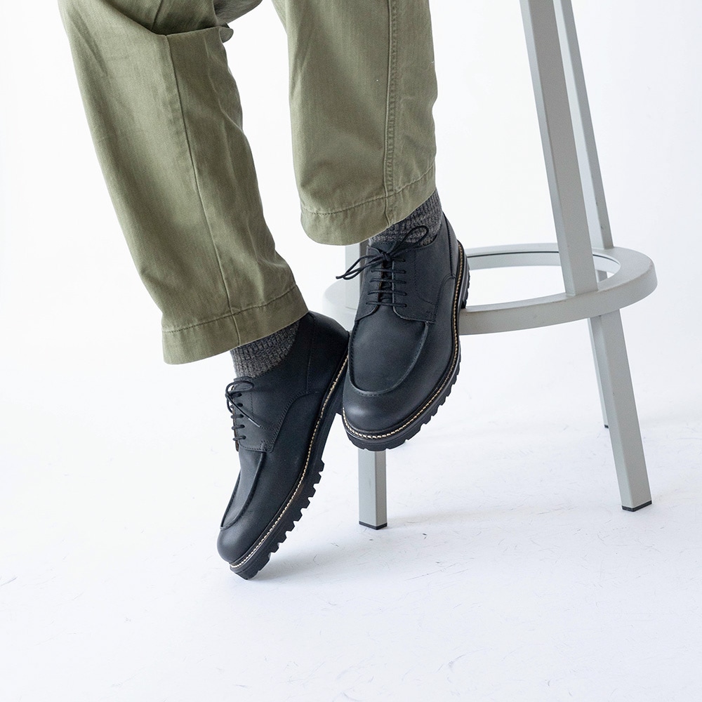 ALFIE BLACK Uチップ グッドイヤーウェルト