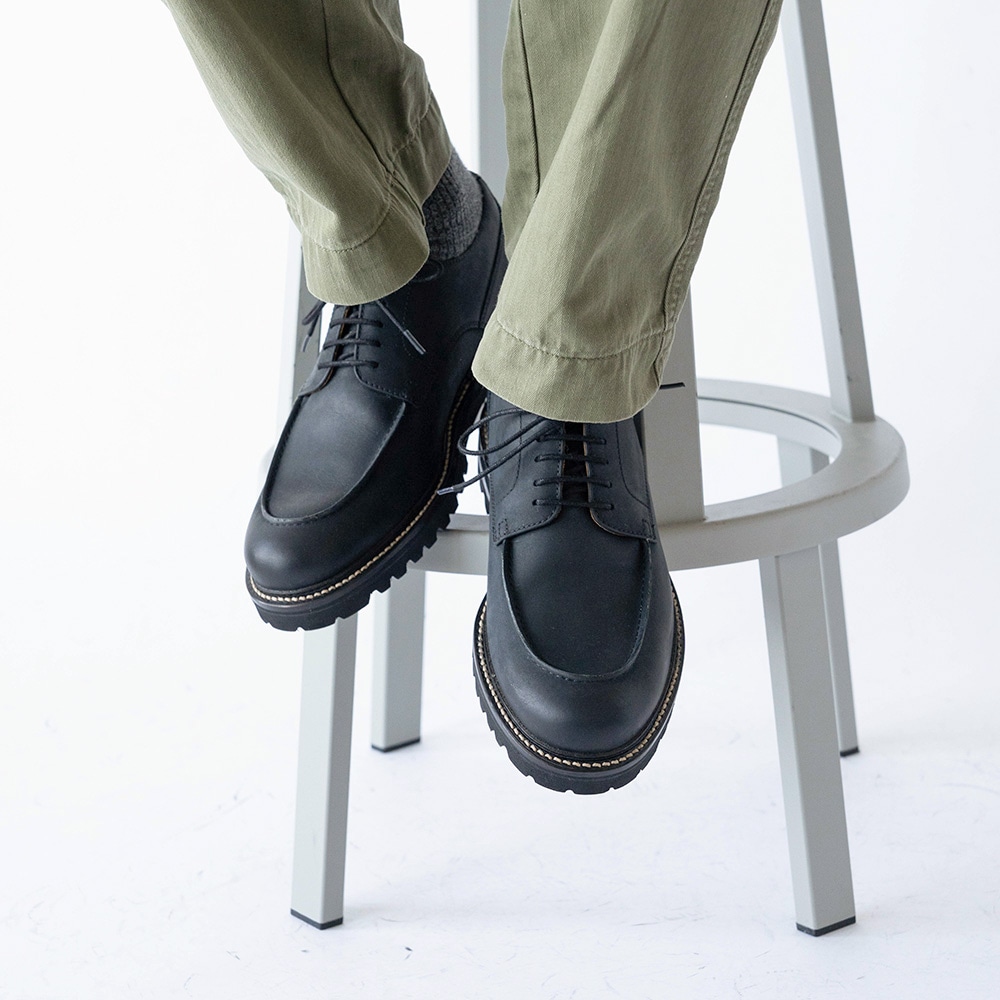 ALFIE BLACK Uチップ グッドイヤーウェルト