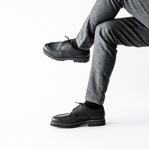 ALFIE BLACK Uチップ グッドイヤーウェルト