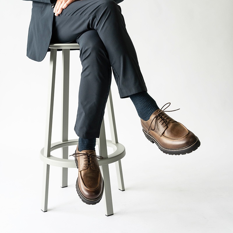 ALFIE COFFEE Uチップ グッドイヤーウェルト