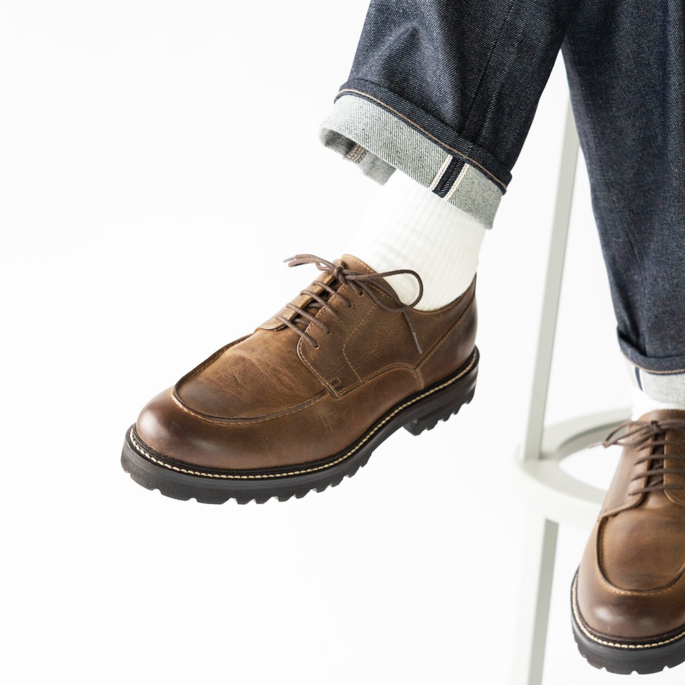 ALFIE COFFEE Uチップ グッドイヤーウェルト