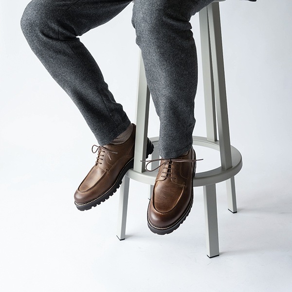 ALFIE COFFEE Uチップ グッドイヤーウェルト