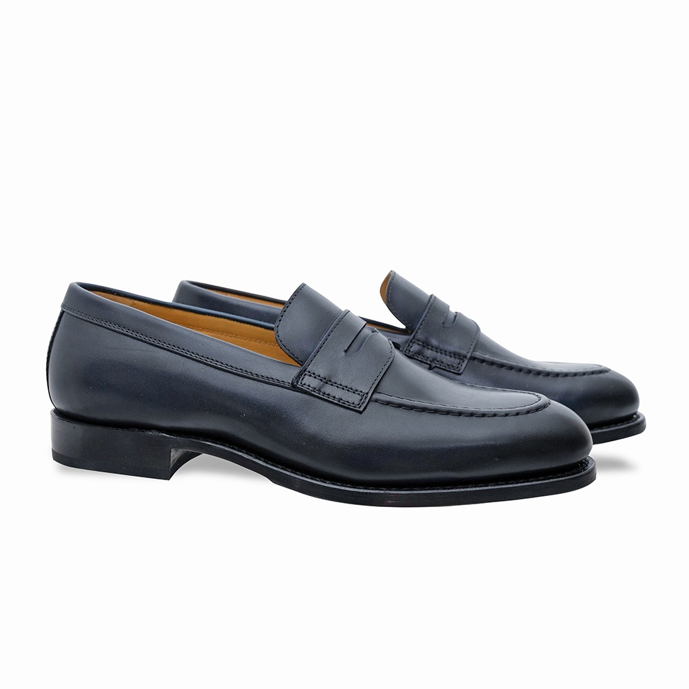 LLOYD NAVY ローファー グッドイヤーウェルト