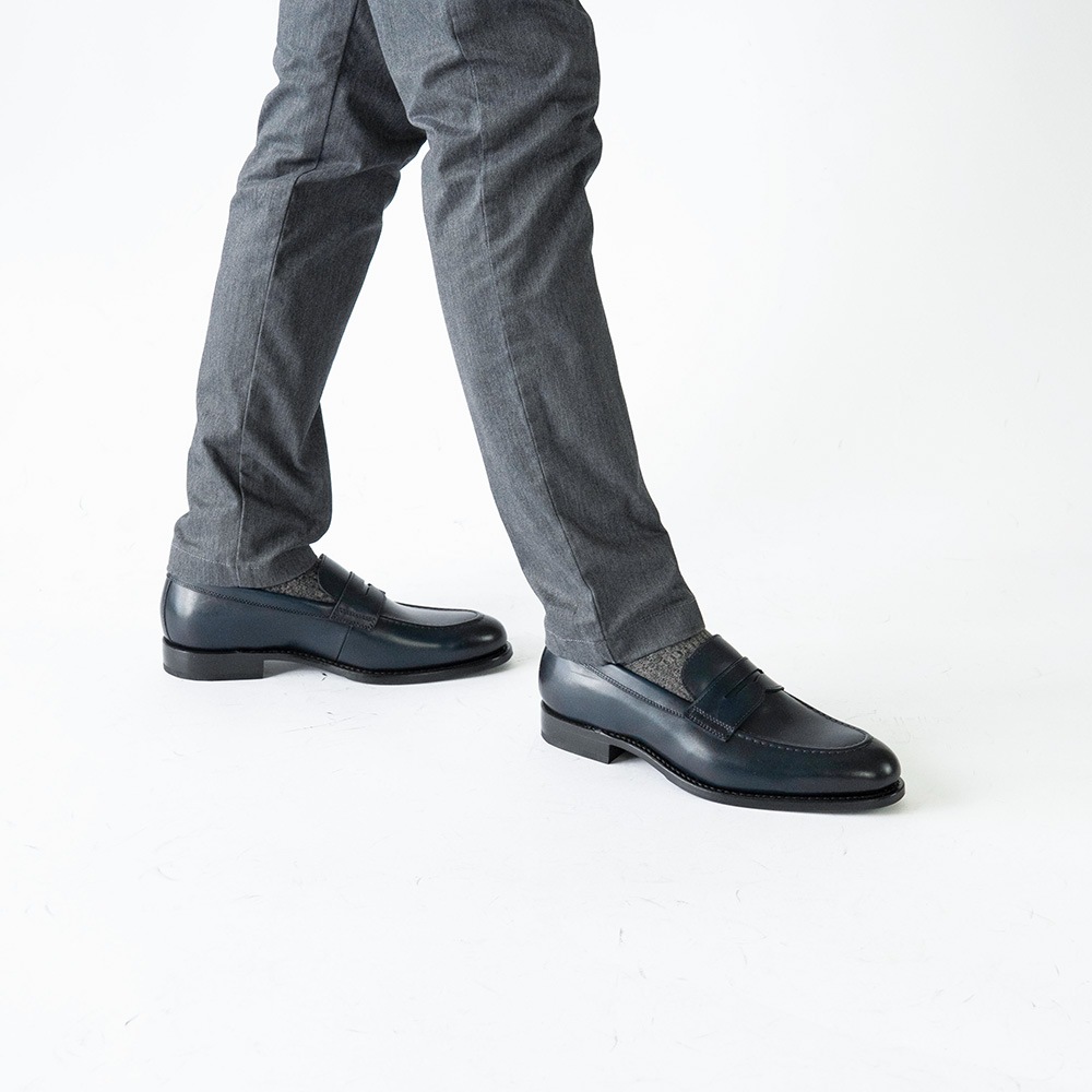 LLOYD NAVY ローファー グッドイヤーウェルト