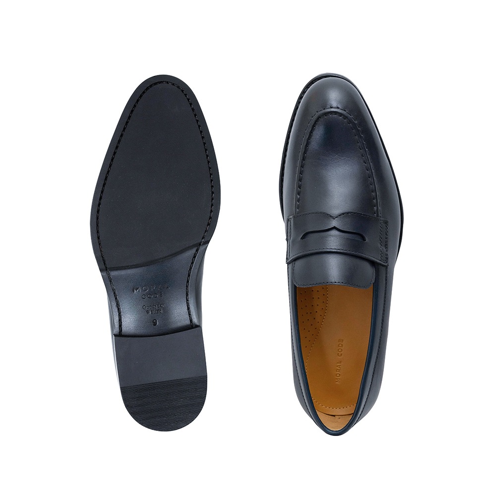 LLOYD NAVY ローファー グッドイヤーウェルト