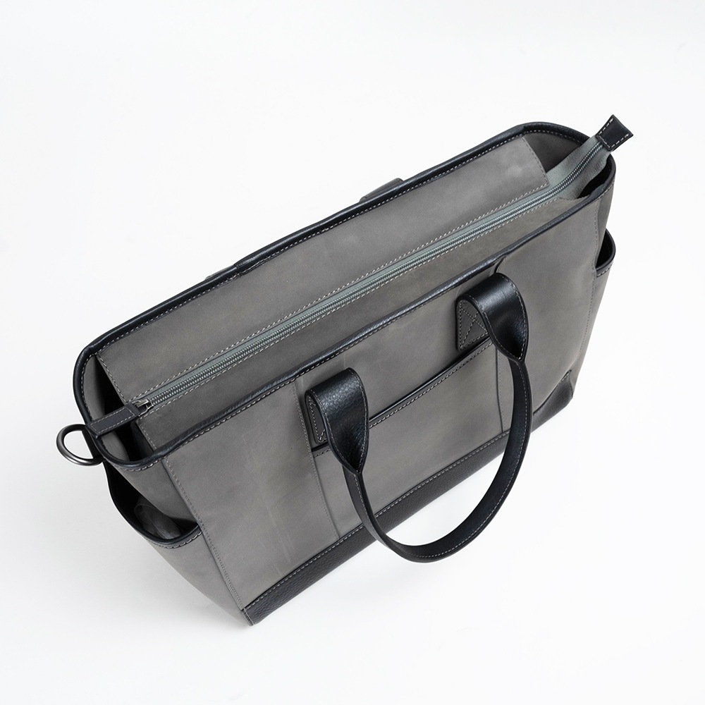 JAMISON GRAY 弱撥水ヌバック ショルダートートバッグ