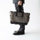 JAMISON GRAY 弱撥水ヌバック ショルダートートバッグ