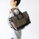 JAMISON GRAY 弱撥水ヌバック ショルダートートバッグ