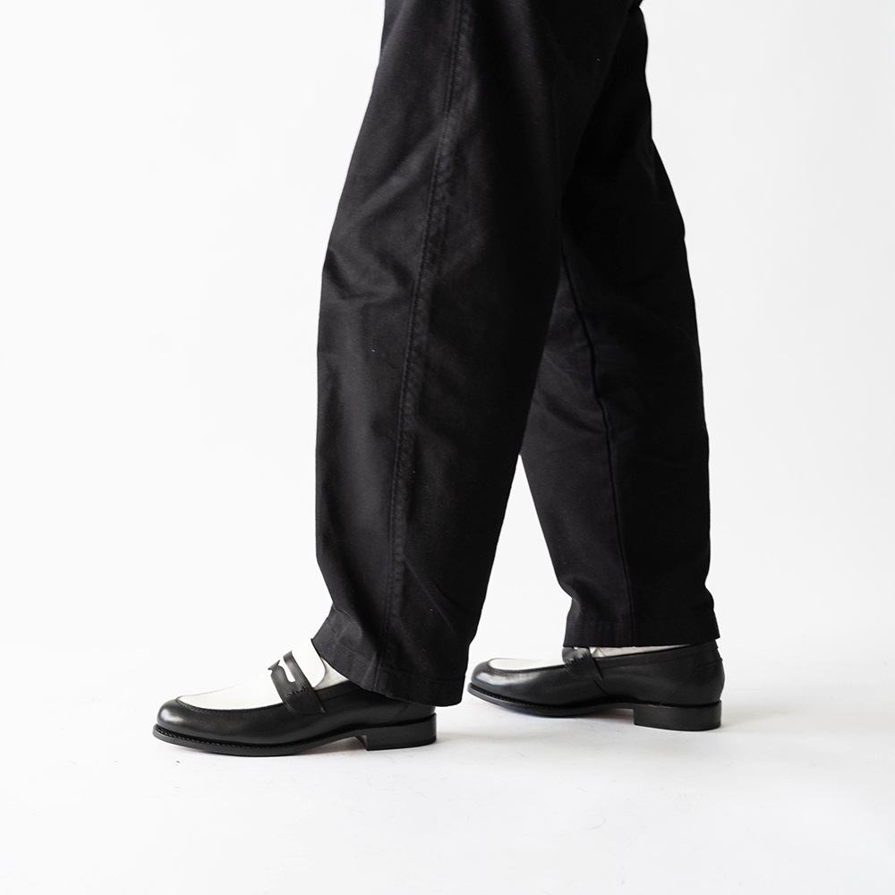 SIMEON BLACK&WHITE ローファー グッドイヤーウェルト