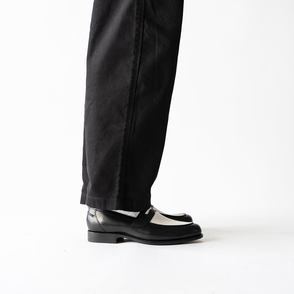 SIMEON BLACK&WHITE ローファー グッドイヤーウェルト