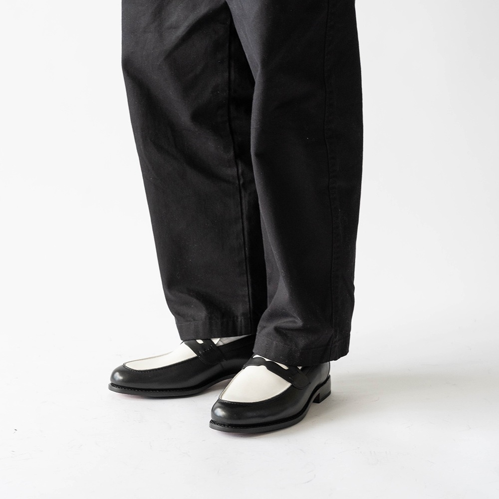 SIMEON BLACK&WHITE ローファー グッドイヤーウェルト