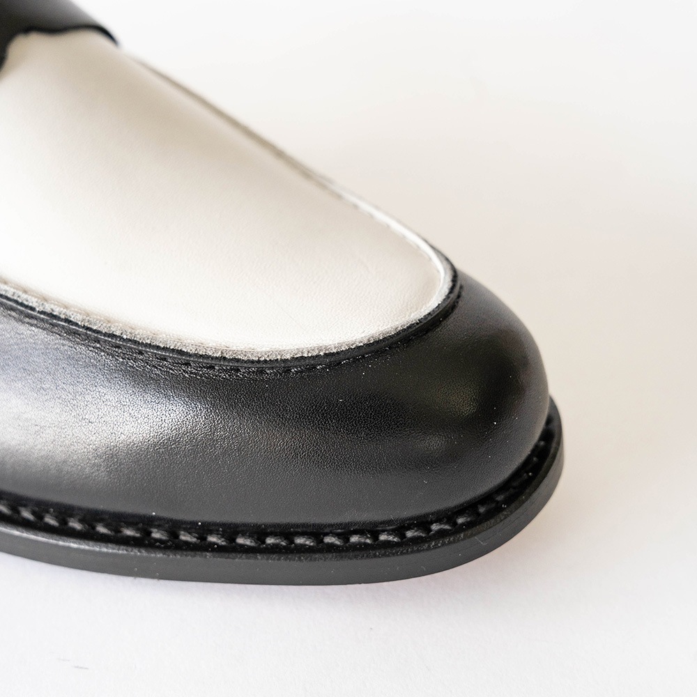 SIMEON BLACK&WHITE ローファー グッドイヤーウェルト