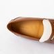 SIMEON COGNAC&WHITE ローファー グッドイヤーウェルト