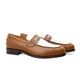 SIMEON COGNAC&WHITE ローファー グッドイヤーウェルト
