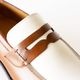 SIMEON COGNAC&WHITE ローファー グッドイヤーウェルト