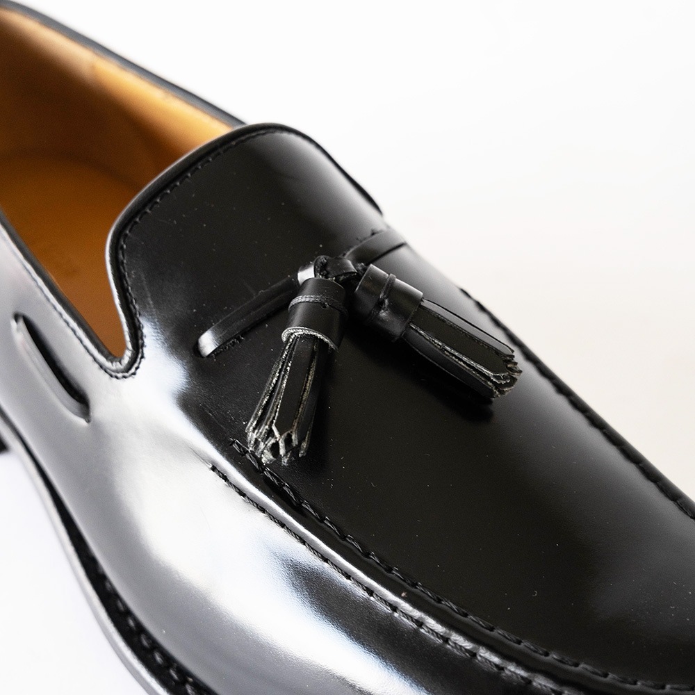 BAKER BLACK タッセルローファー グッドイヤーウェルト