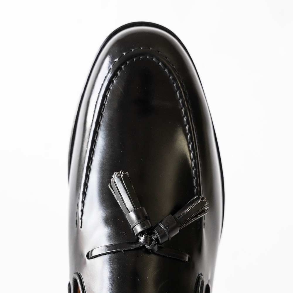 BAKER BLACK タッセルローファー グッドイヤーウェルト