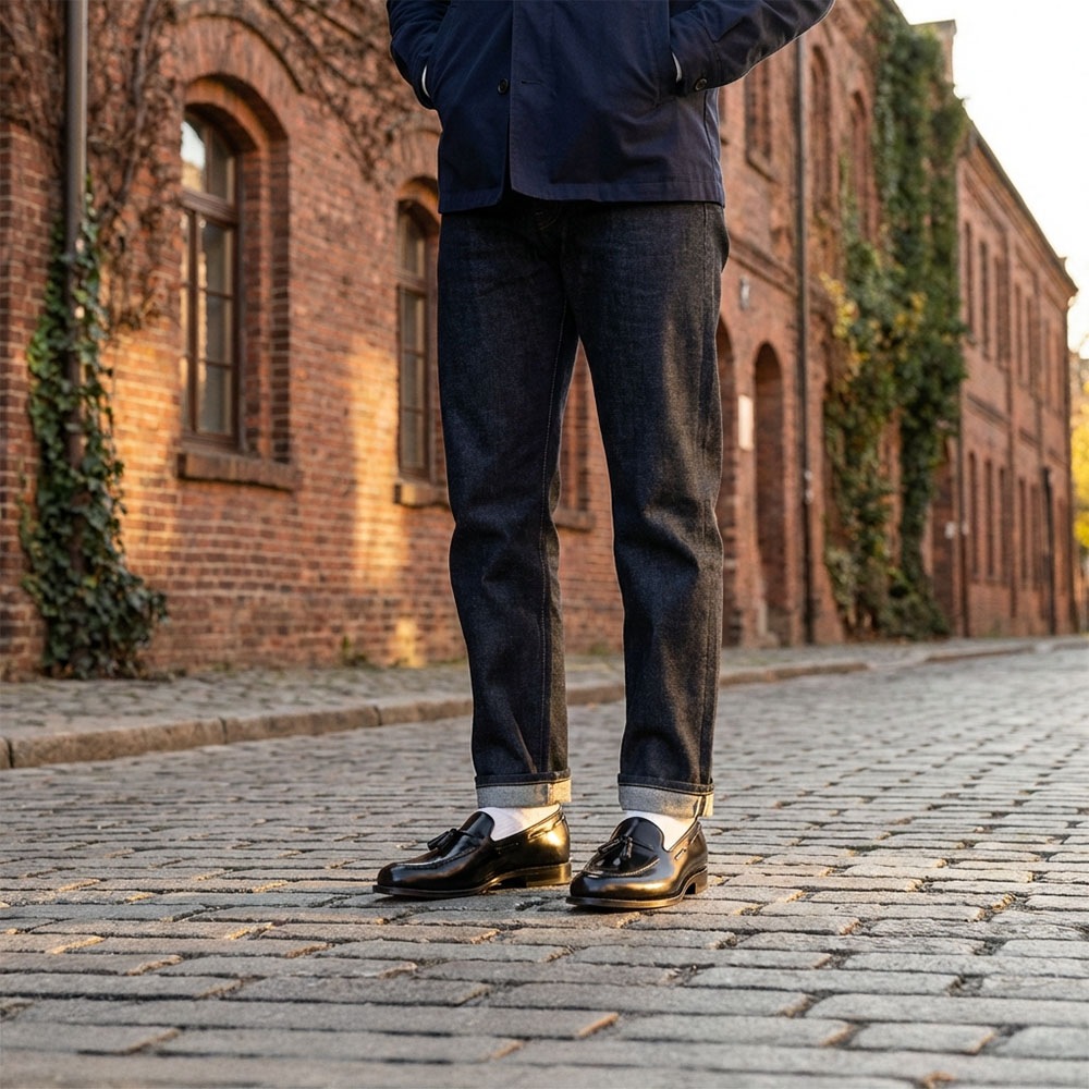 BAKER BLACK タッセルローファー グッドイヤーウェルト