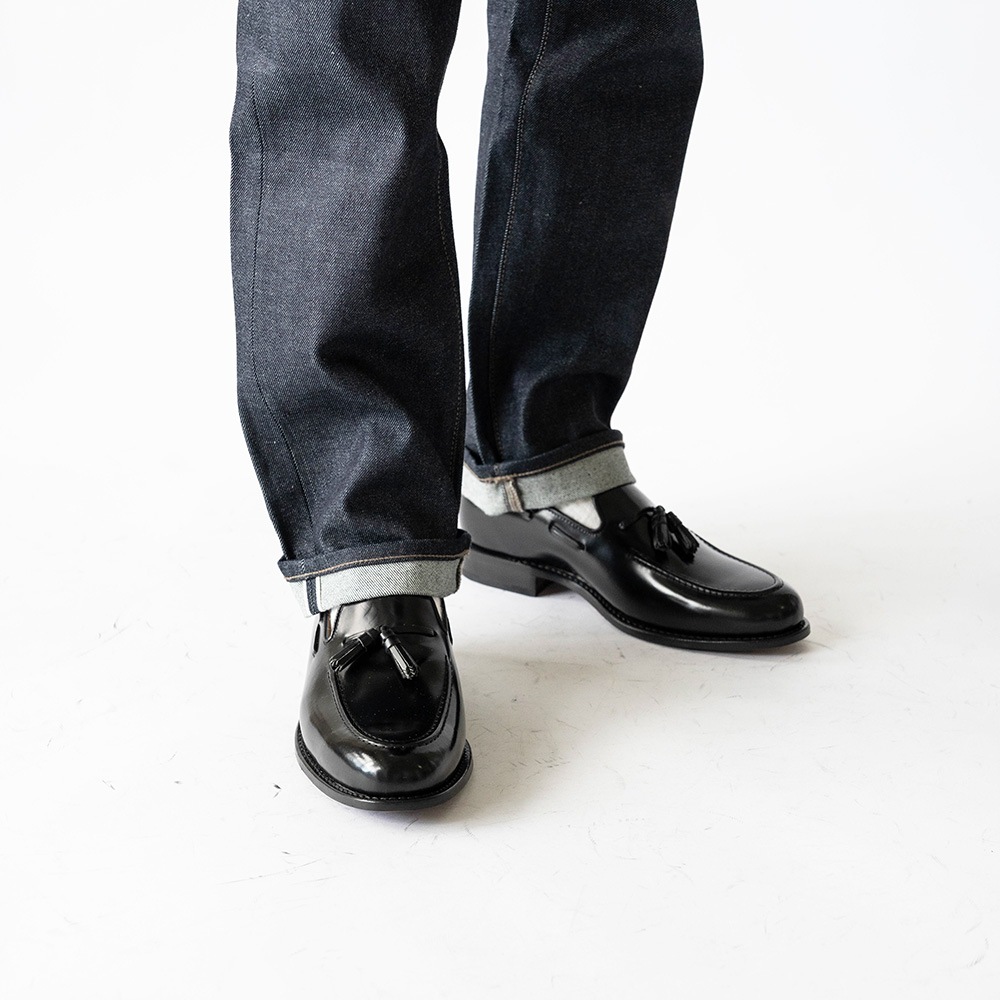 BAKER BLACK タッセルローファー グッドイヤーウェルト