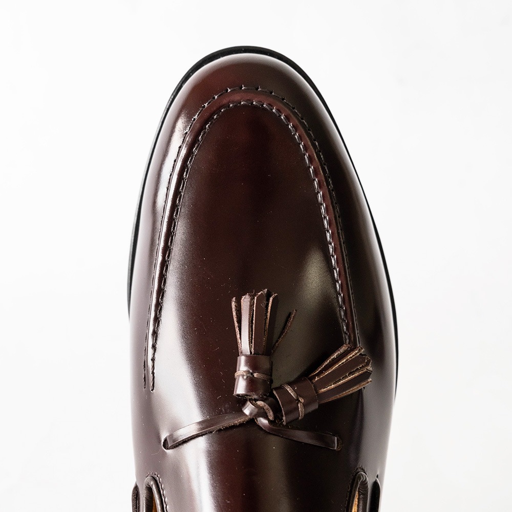 BAKER BURGUNDY タッセルローファー グッドイヤーウェルト
