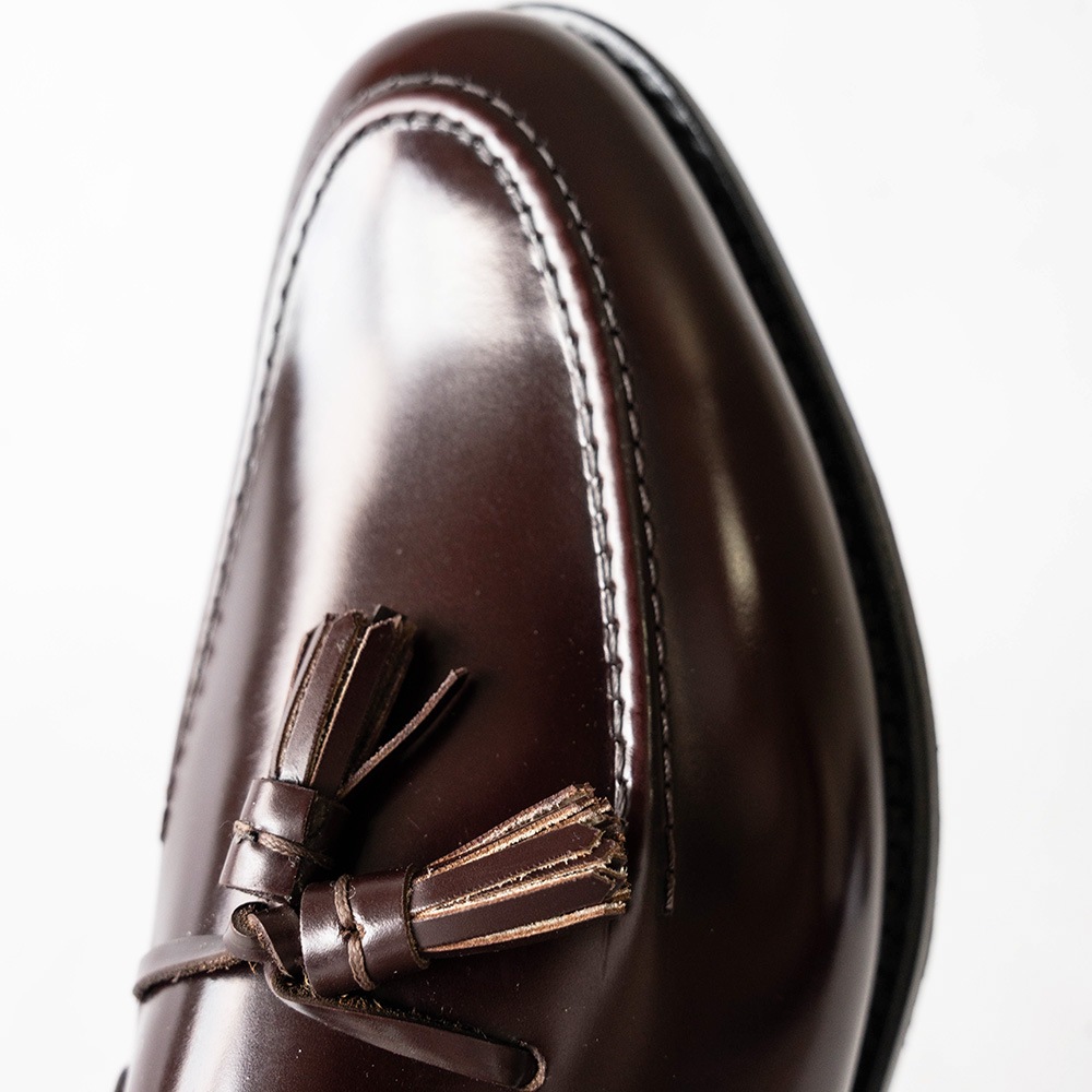 BAKER BURGUNDY タッセルローファー グッドイヤーウェルト