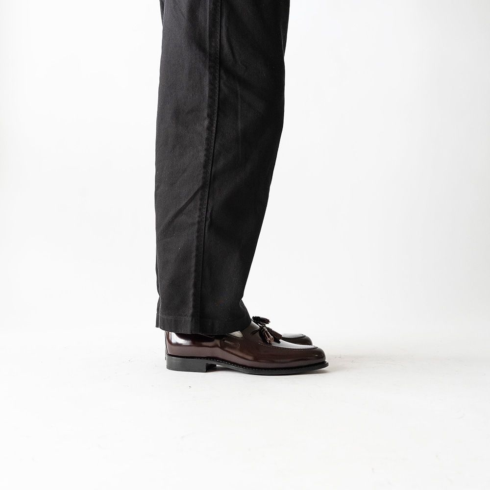 BAKER BURGUNDY タッセルローファー グッドイヤーウェルト