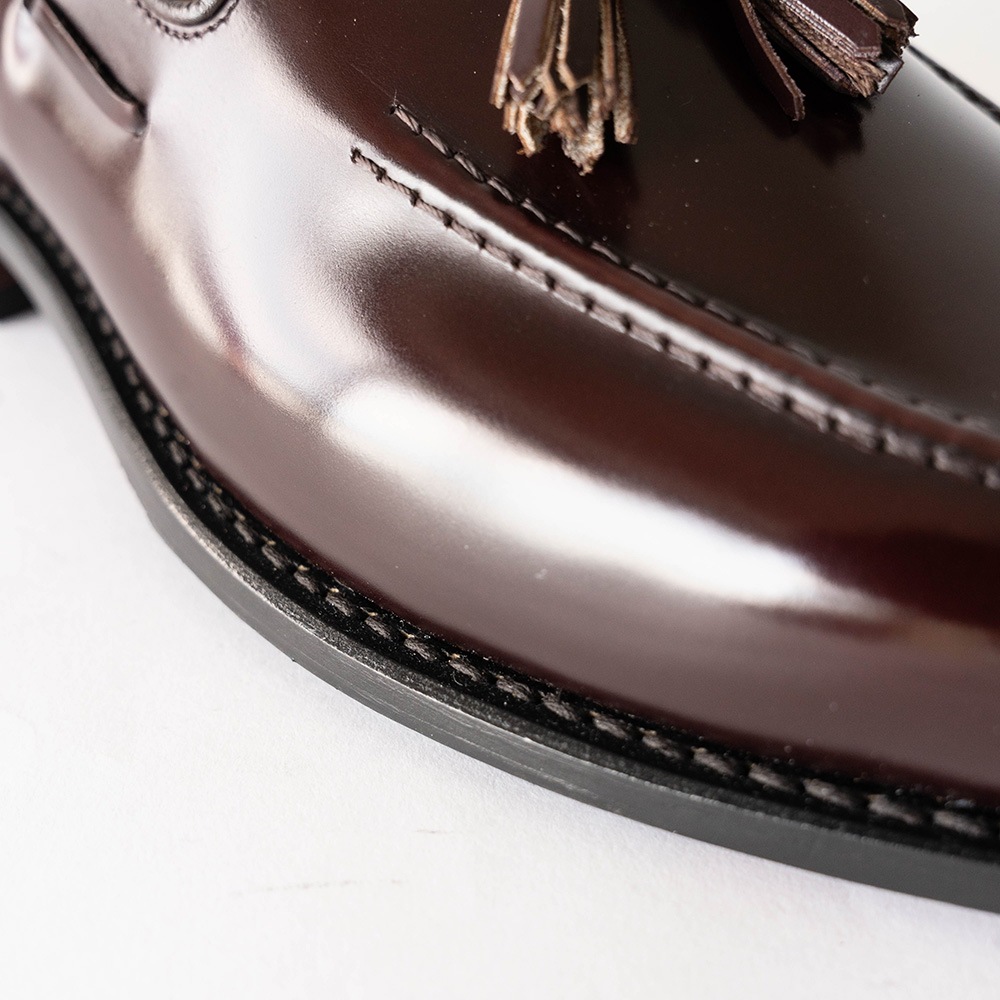 BAKER BURGUNDY タッセルローファー グッドイヤーウェルト