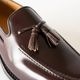 BAKER BURGUNDY タッセルローファー グッドイヤーウェルト