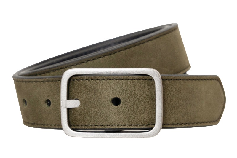 MAXWELL MILITARY GREEN メンズベルト リバーシブル