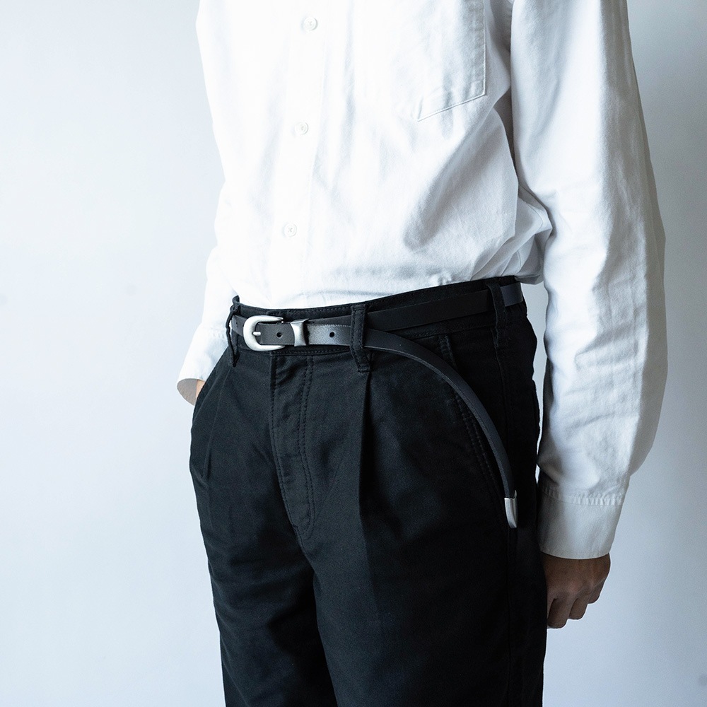 TEXAS BLACK ウエスタン ロングベルト