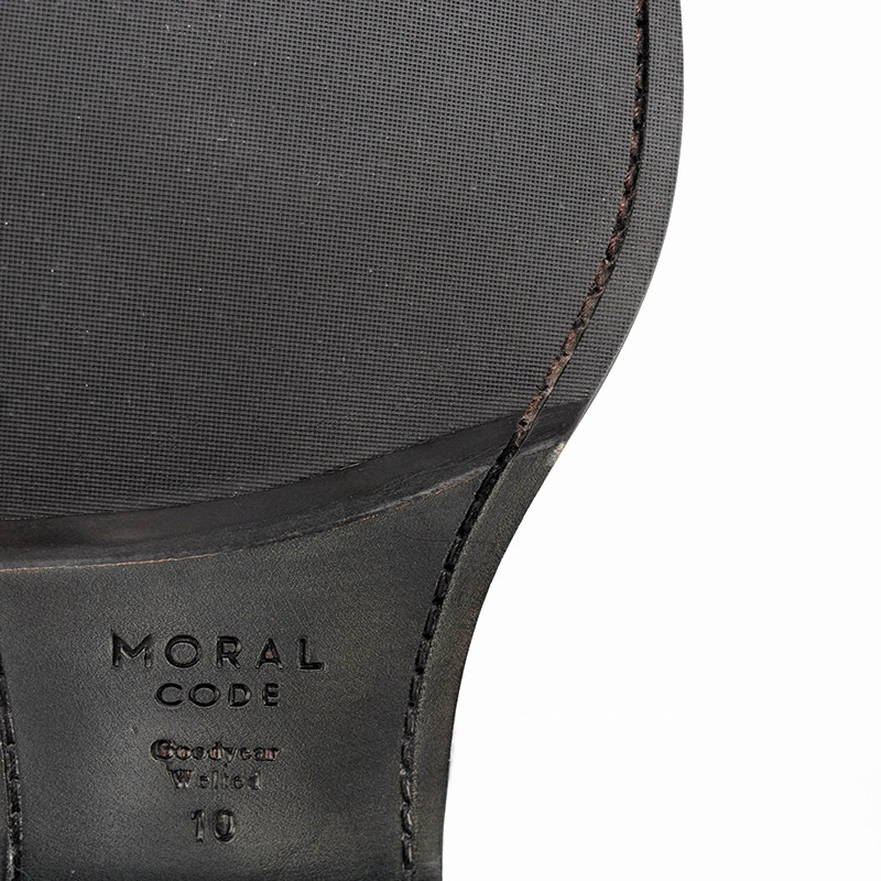 CORDWAINER BLACK 内羽根 グッドイヤーウェルト