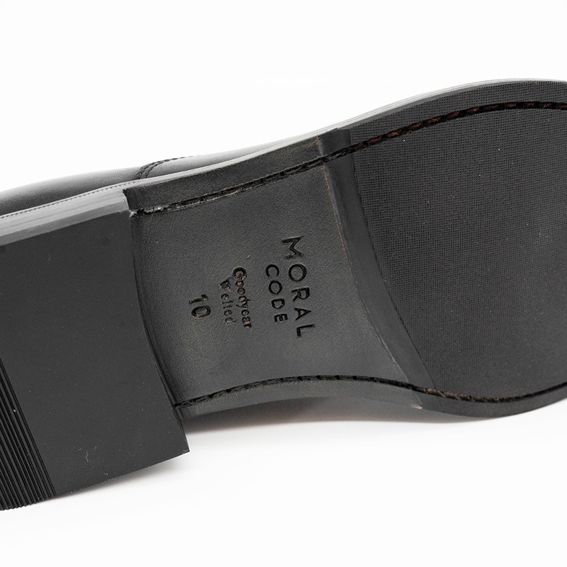 CORDWAINER BLACK 内羽根 グッドイヤーウェルト