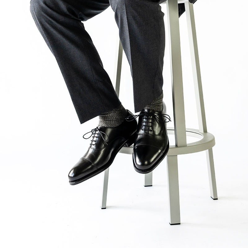 CORDWAINER BLACK 内羽根 グッドイヤーウェルト